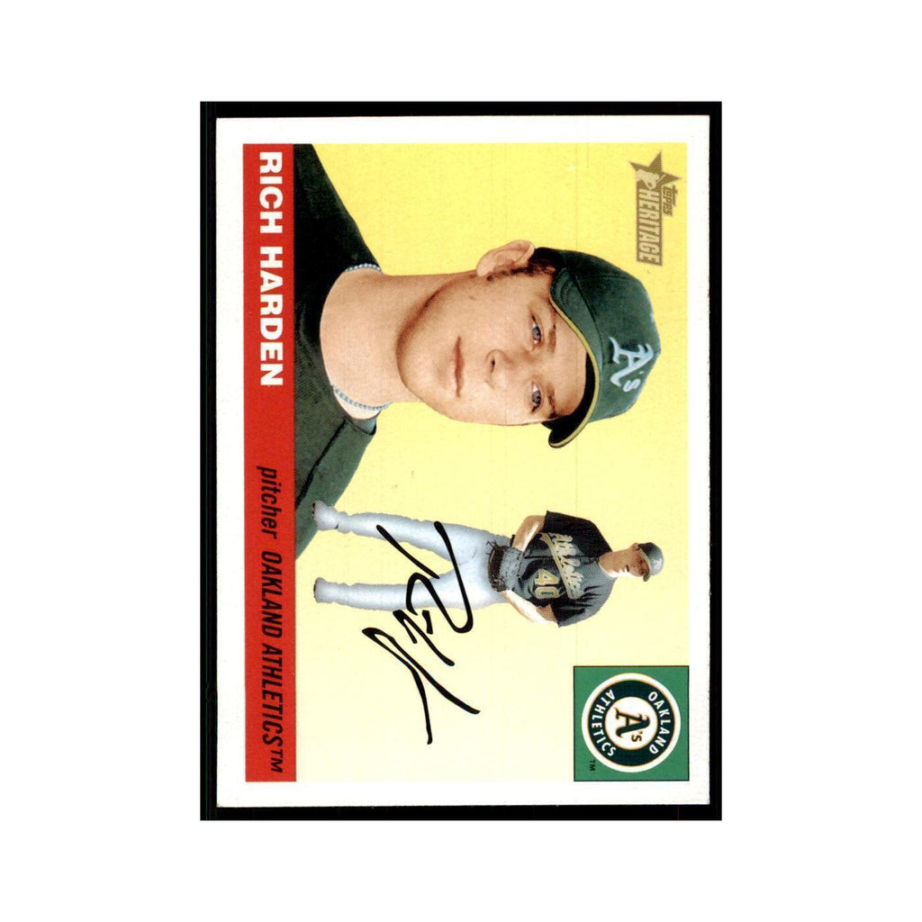 2004 Topps Heritage Rich Harden Athletics #370