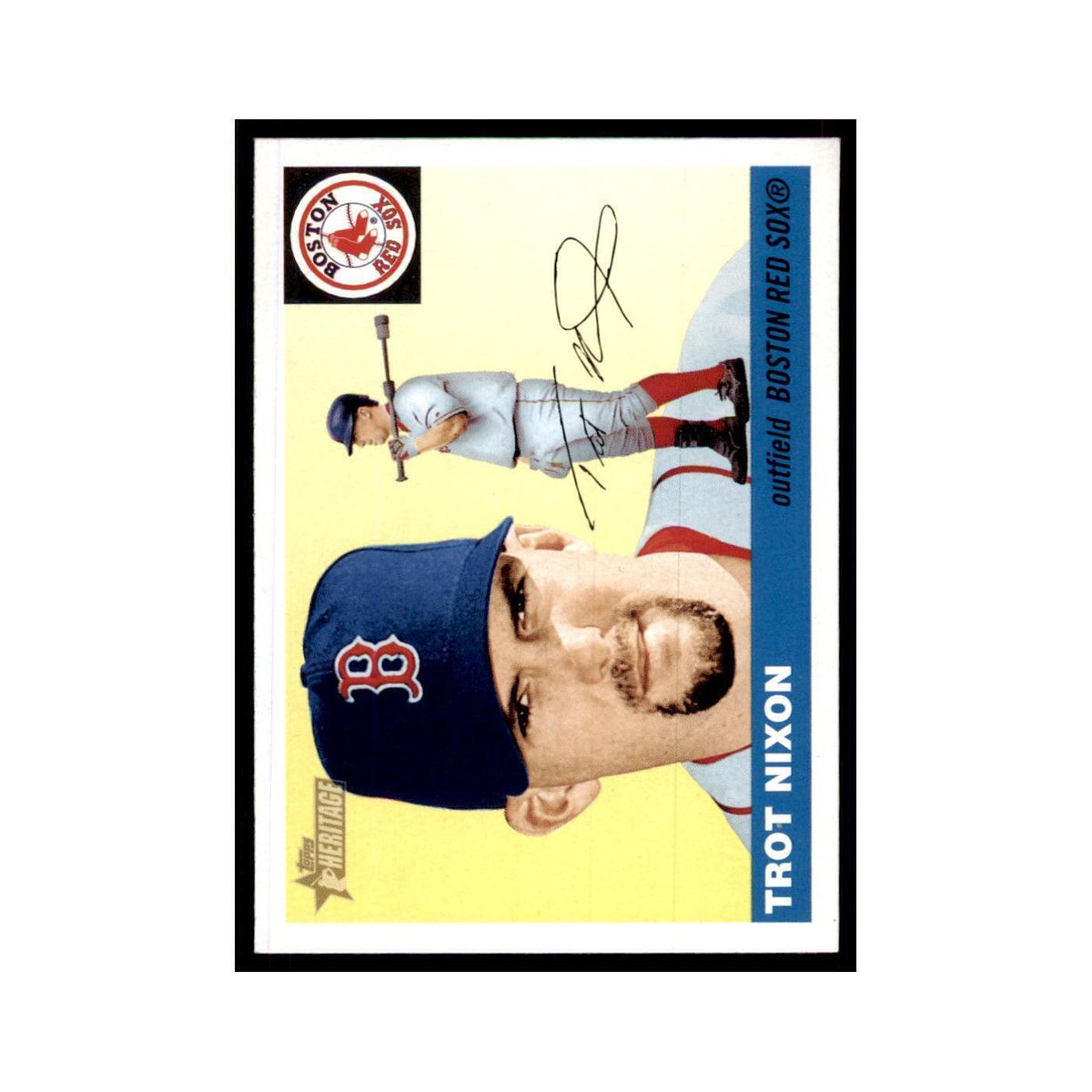 2004 Topps Heritage Trot Nixon Red Sox #312