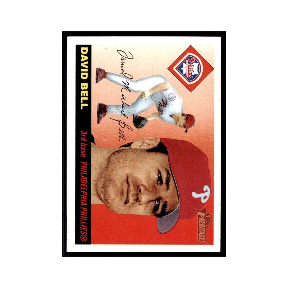 2004 Topps Heritage David Bell Phillies #364