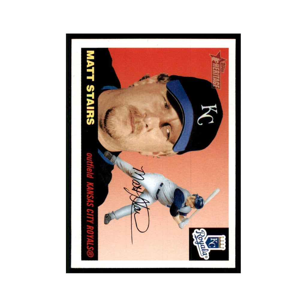 2004 Topps Heritage Matt Stairs Royals #365