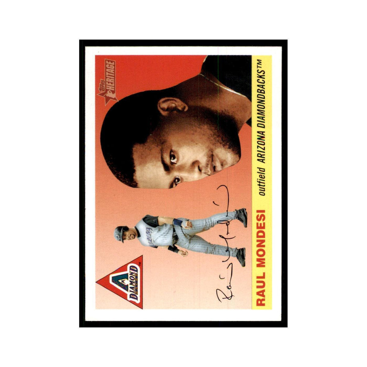 2004 Topps Heritage Raul Mondesi Diamondbacks #271