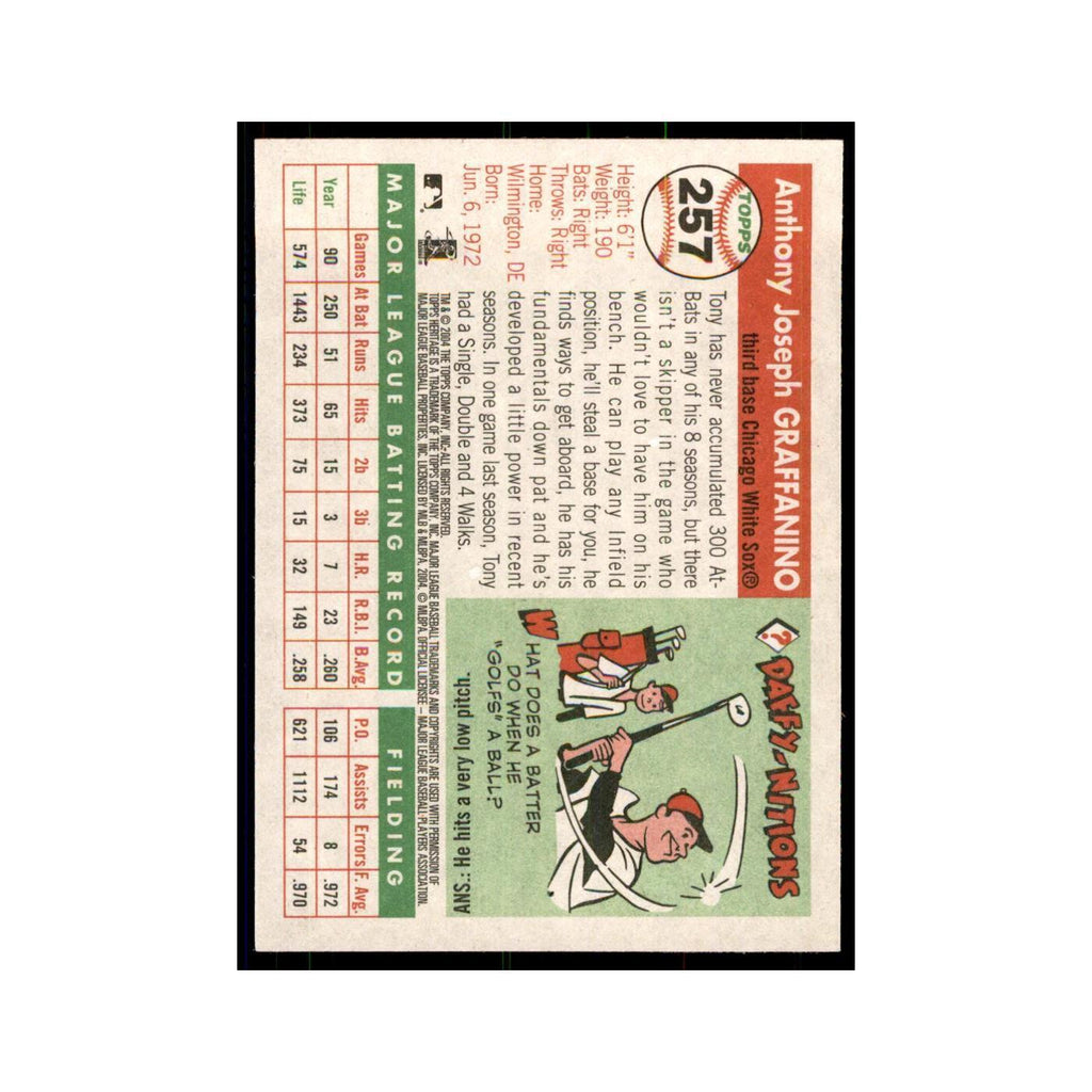 2004 Topps Heritage Tony Graffanino White Sox #257