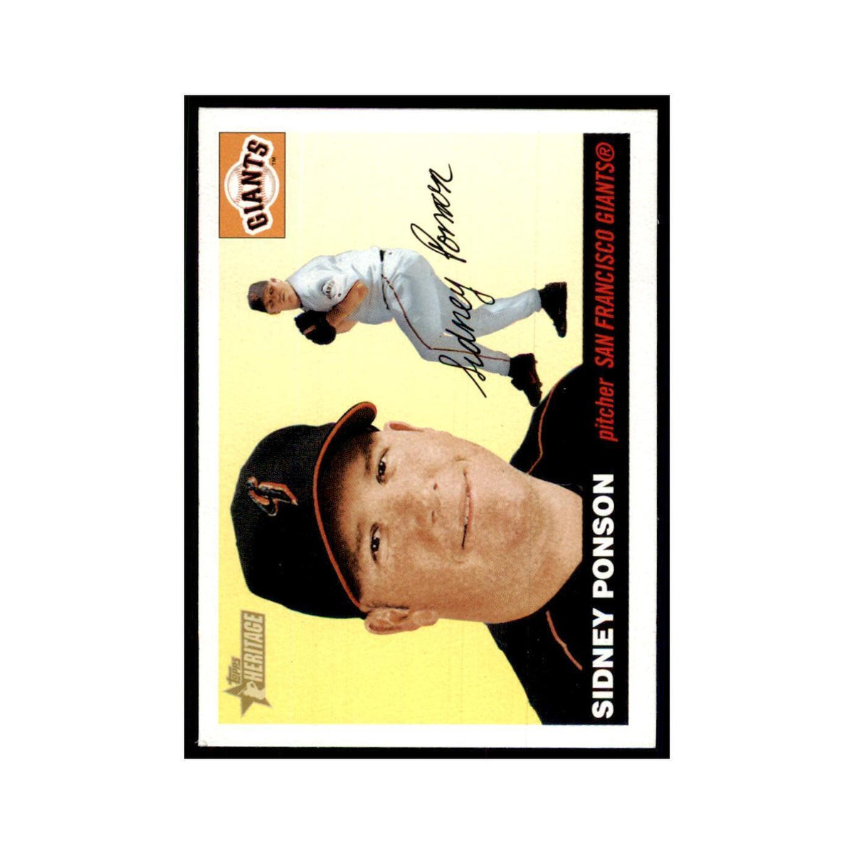 2004 Topps Heritage Sidney Ponson Giants #338