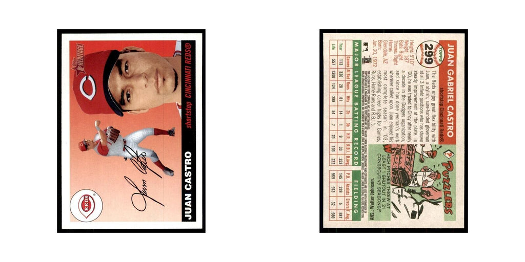 2004 Topps Heritage Juan Castro Reds #299