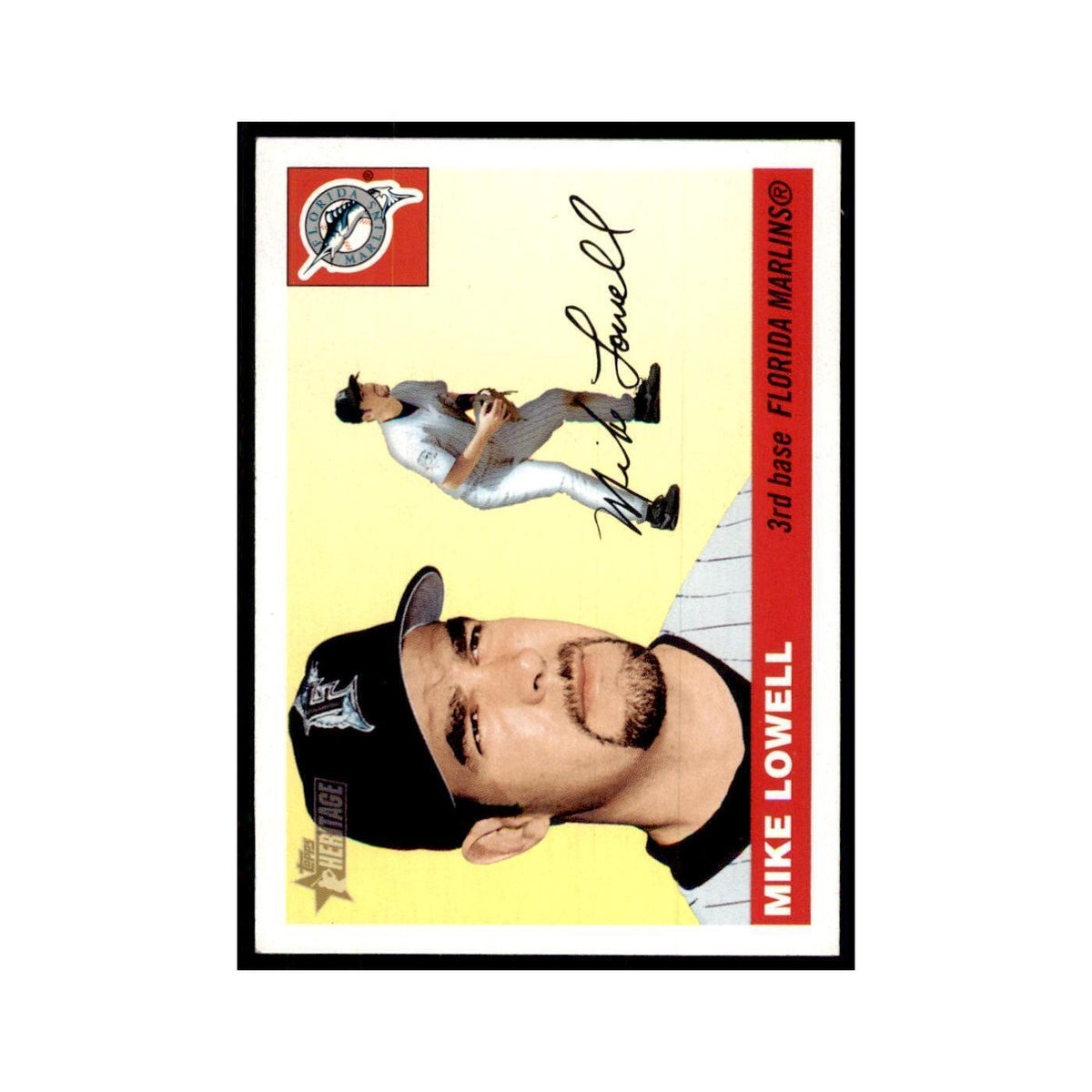 2004 Topps Heritage Mike Lowell Florida Marlins #300