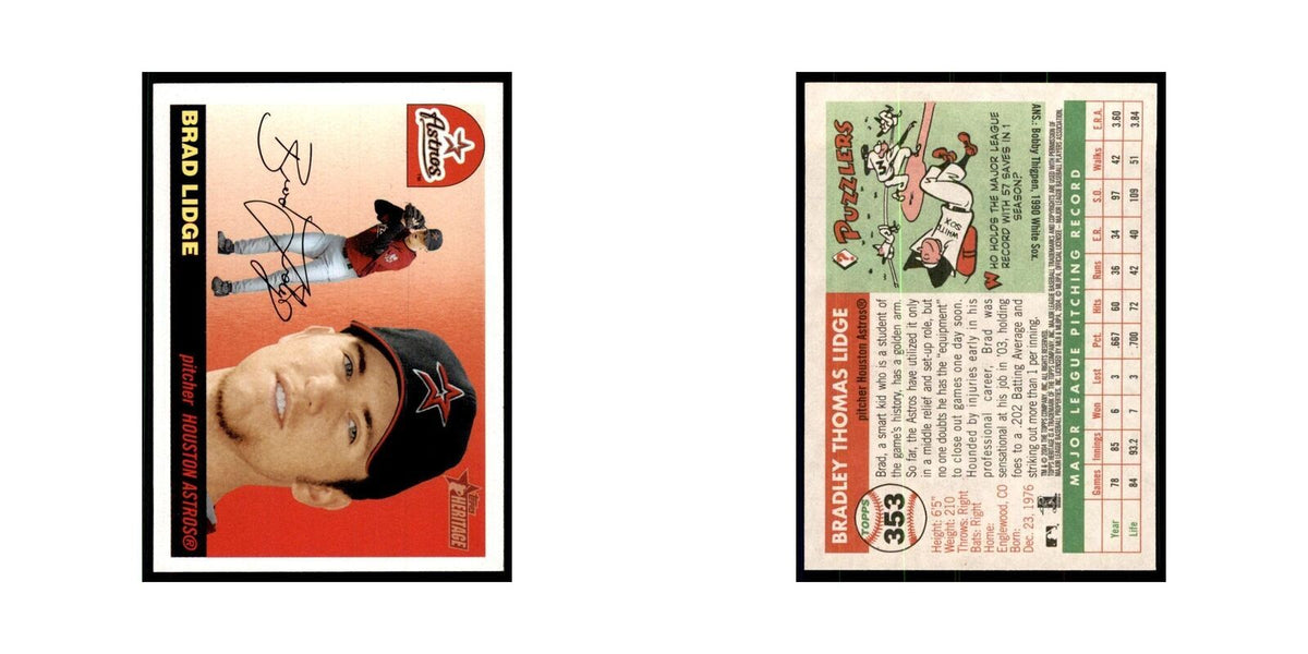 2004 Topps Heritage Brad Lidge Astros #353