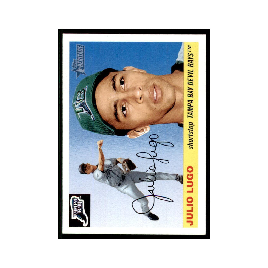 2004 Topps Heritage Julio Lugo Rays #314