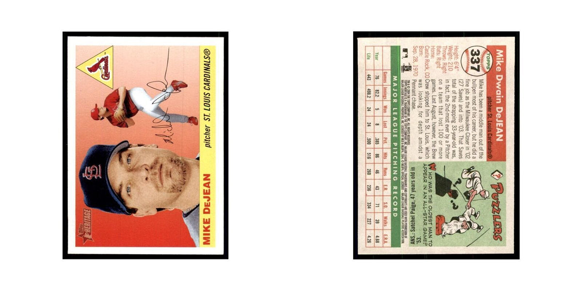 2004 Topps Heritage Mike DeJean Cardinals #337