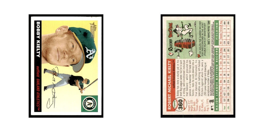 2004 Topps Heritage Bobby Kielty Athletics #360