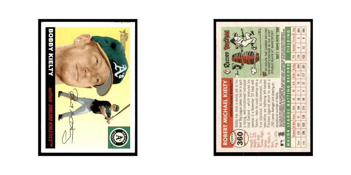 2004 Topps Heritage Bobby Kielty Athletics #360