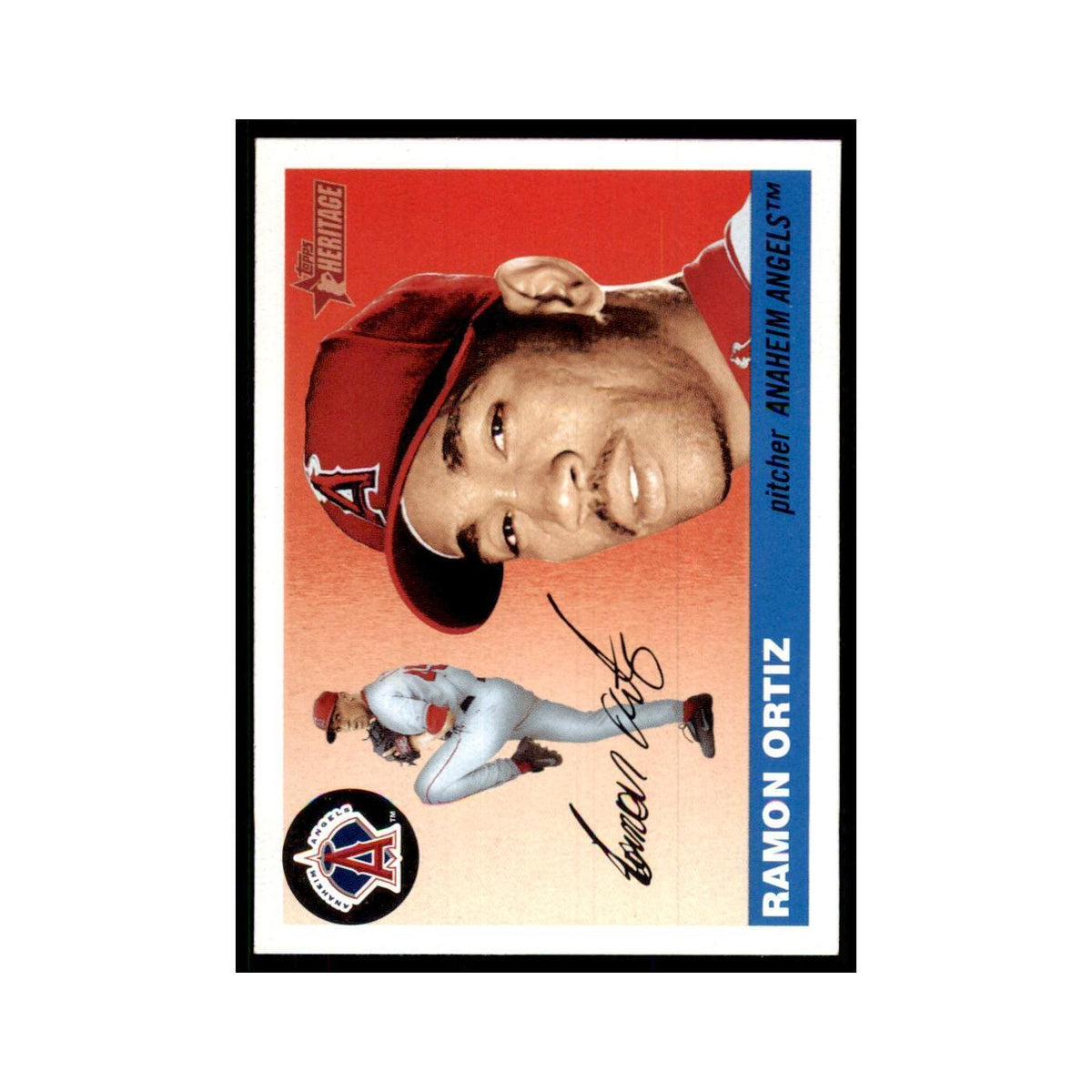 2004 Topps Heritage Ramon Ortiz Angels #270