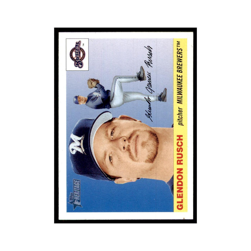 2004 Topps Heritage Glendon Rusch Brewers #302