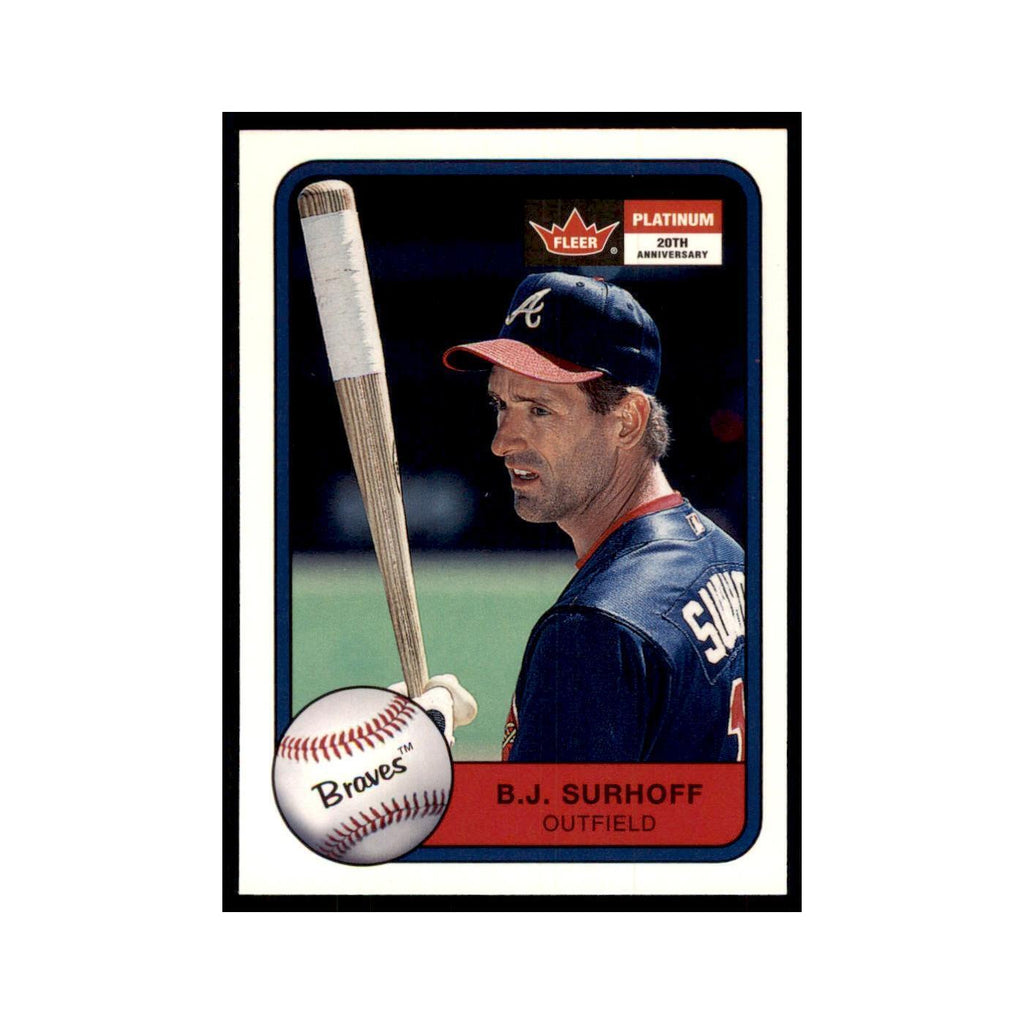 2001 Fleer Platinum B.J. Surhoff Braves #130