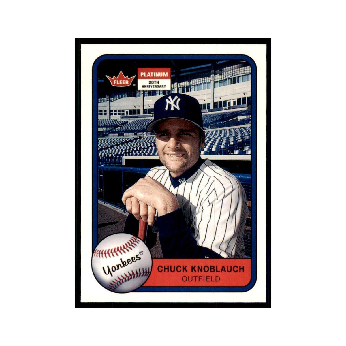 2001 Fleer Platinum Chuck Knoblauch Yankees #23