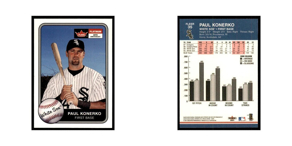 2001 Fleer Platinum Paul Konerko White Sox #35