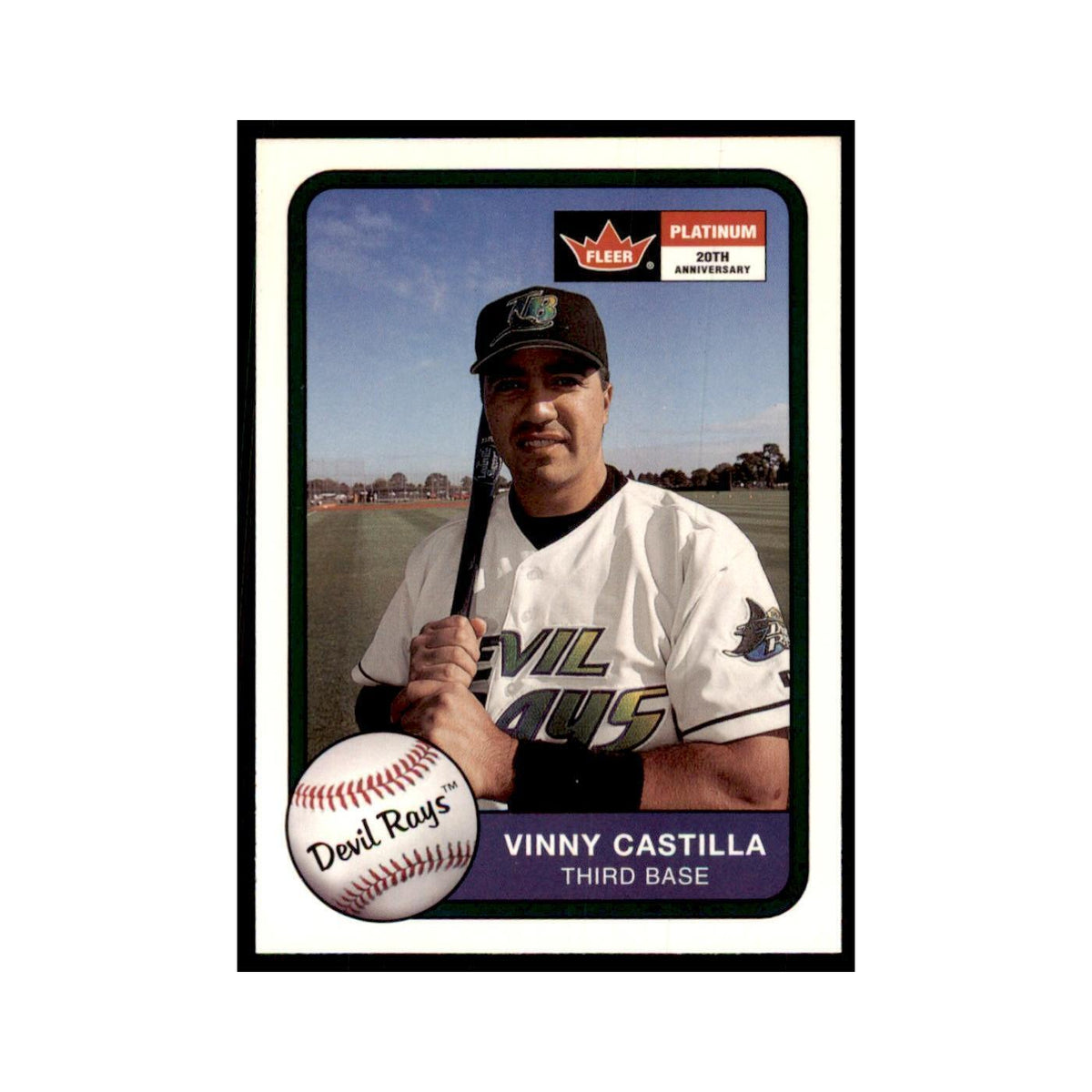 2001 Fleer Platinum Vinny Castilla Rays #165