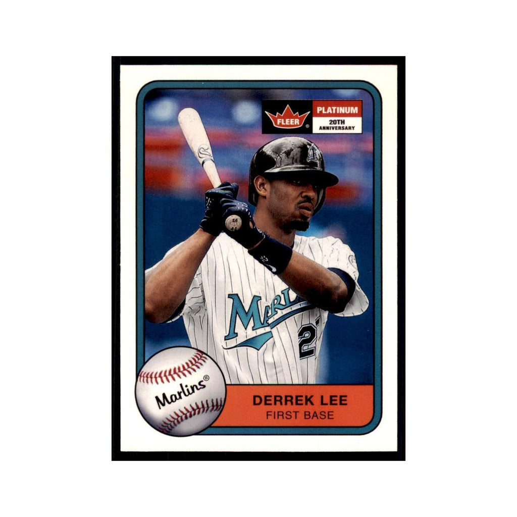 2001 Fleer Platinum Derrek Lee Florida Marlins #63