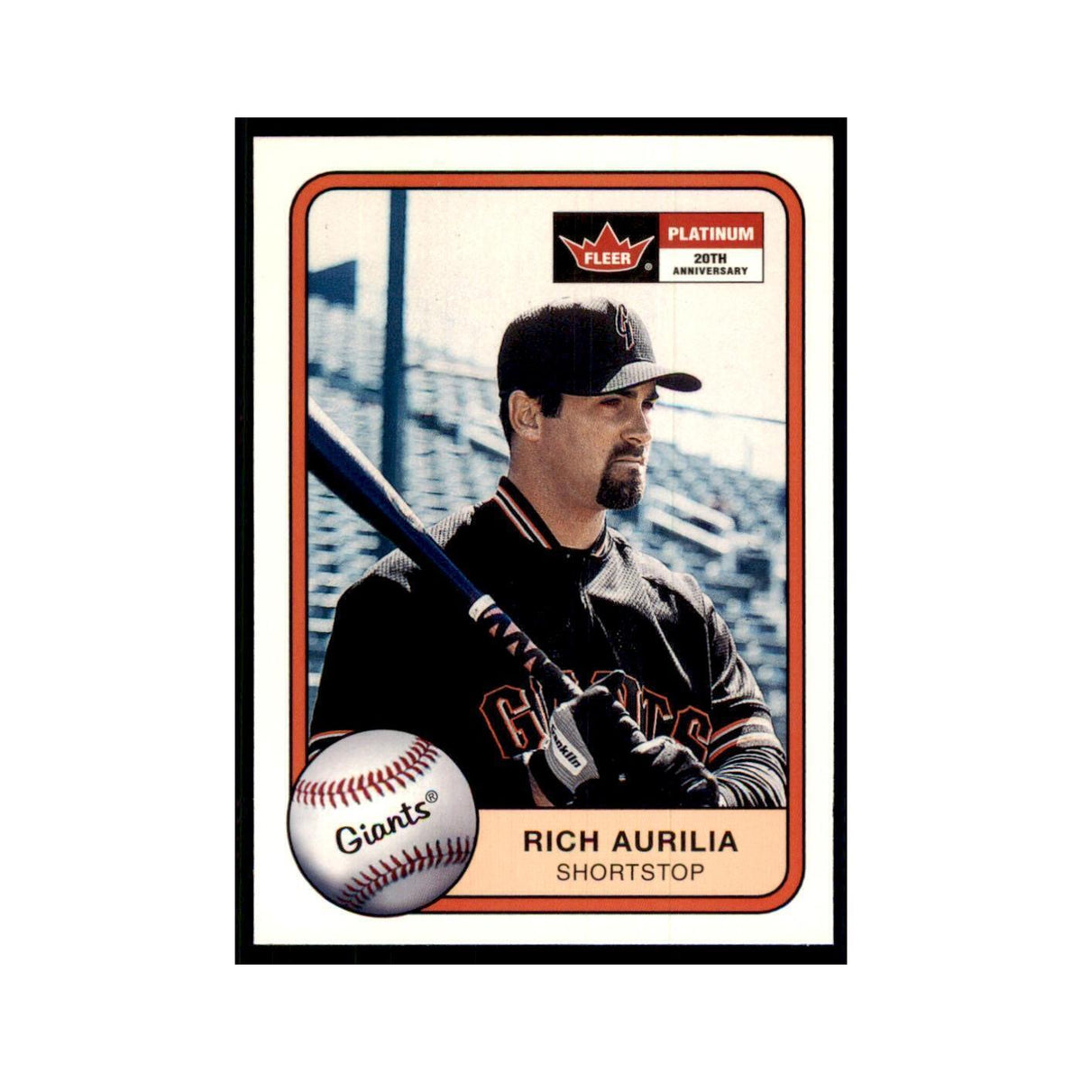 2001 Fleer Platinum Rich Aurilia Giants #49