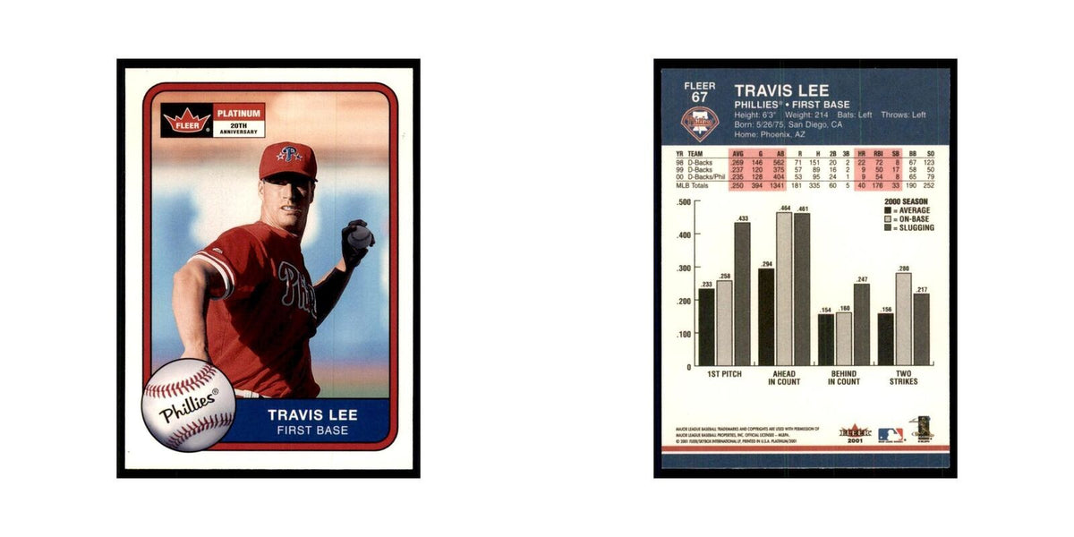 2001 Fleer Platinum Travis Lee Phillies #67