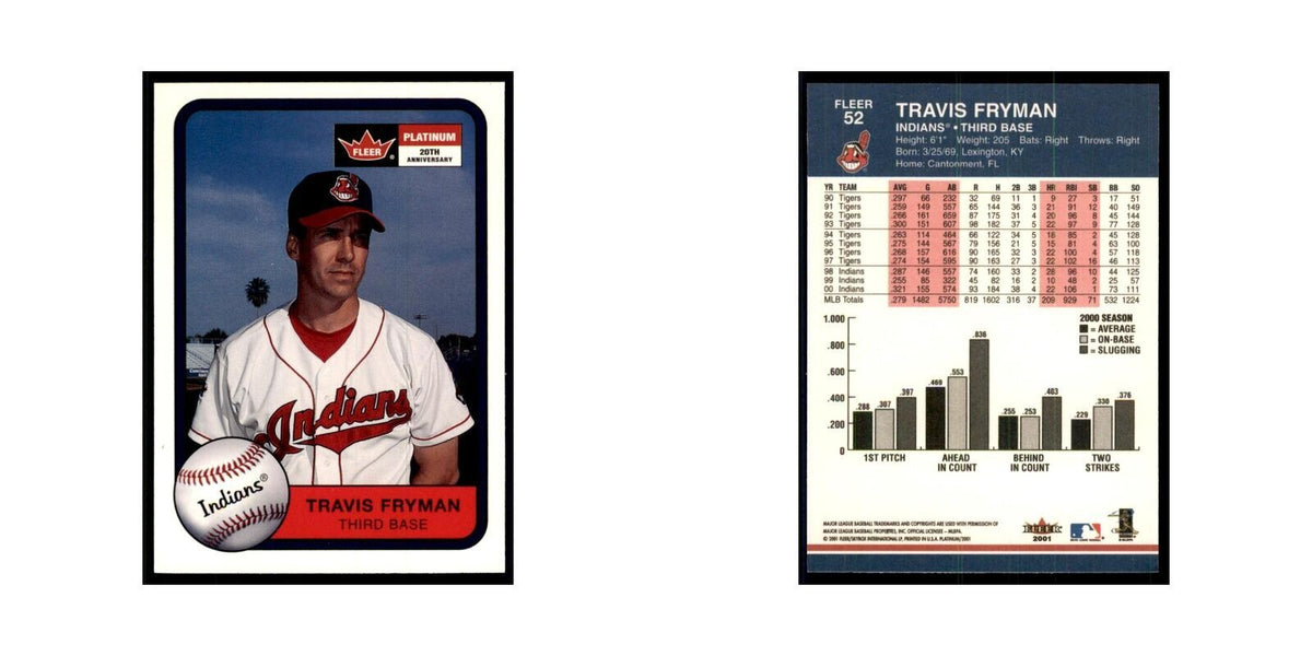 2001 Fleer Platinum Travis Fryman Indians #52