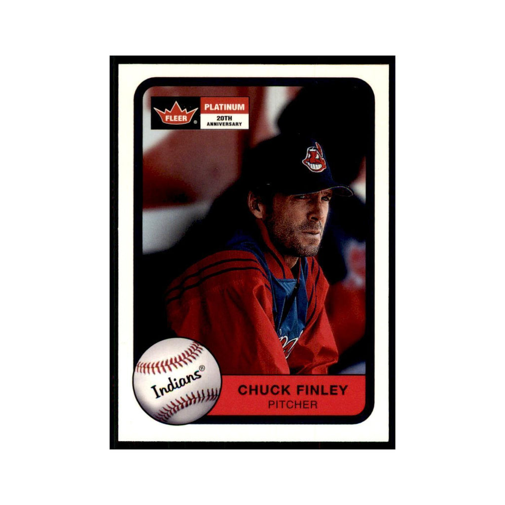 2001 Fleer Platinum Chuck Finley Indians #36