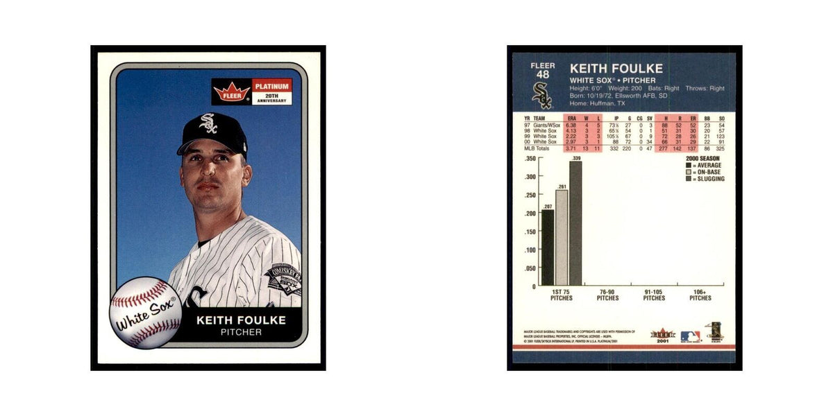 2001 Fleer Platinum Keith Foulke White Sox #48
