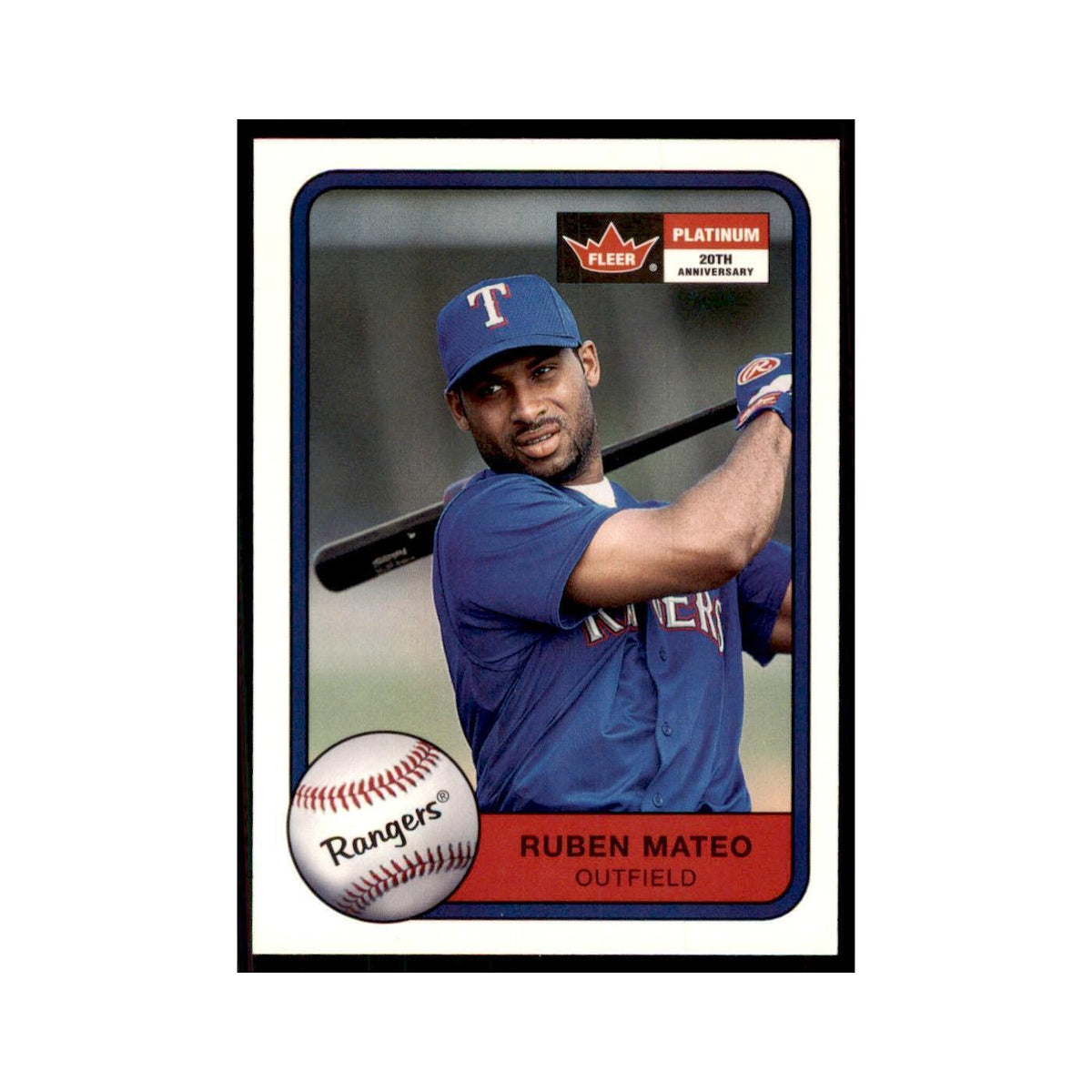 2001 Fleer Platinum Ruben Mateo Rangers #123