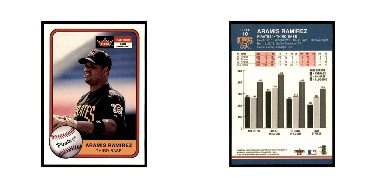 2001 Fleer Platinum Aramis Ramirez Pirates #10