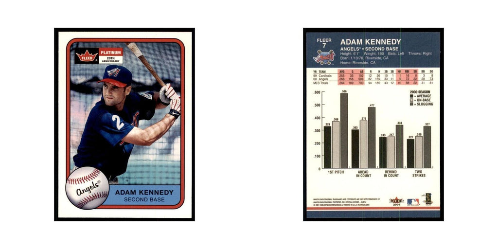 2001 Fleer Platinum Adam Kennedy Angels #7