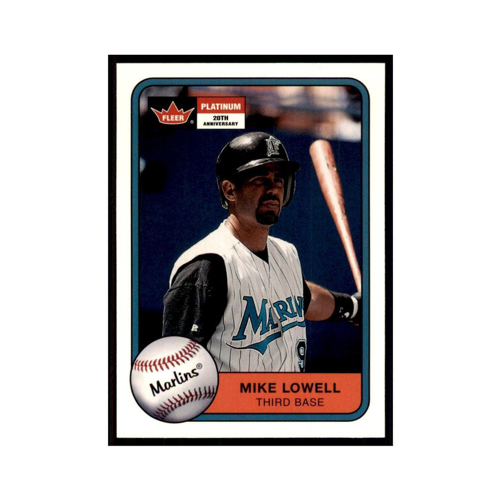 2001 Fleer Platinum Mike Lowell Florida Marlins #95