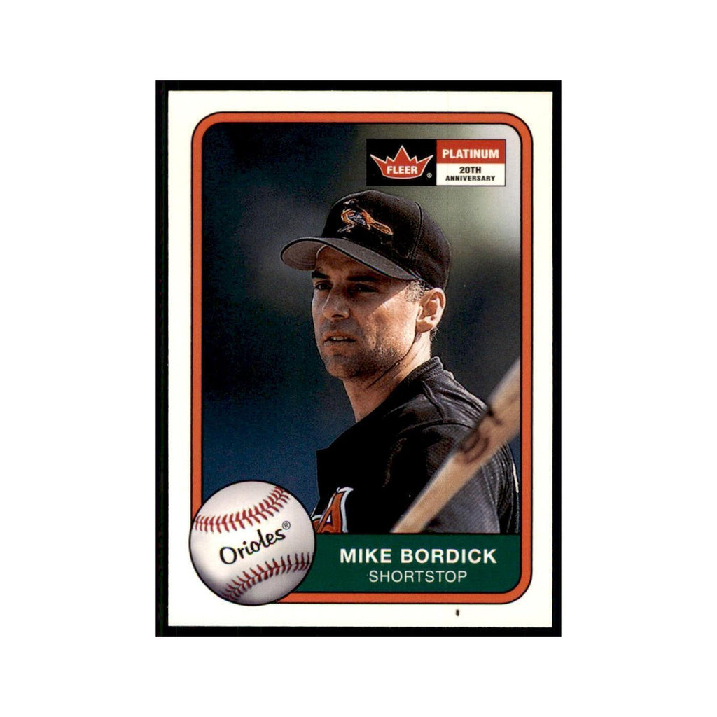 2001 Fleer Platinum Mike Bordick Orioles #117