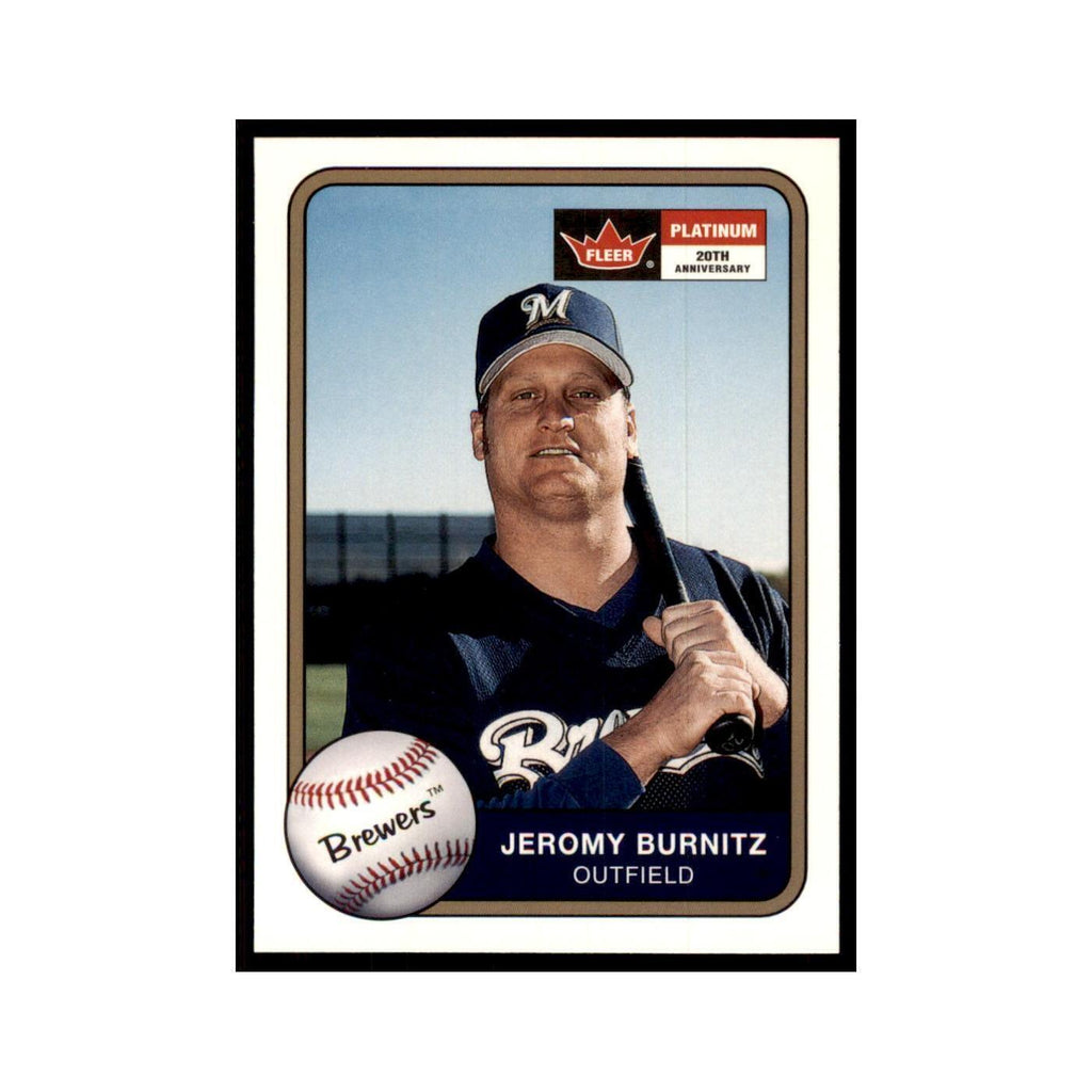 2001 Fleer Platinum Jeromy Burnitz Brewers #141