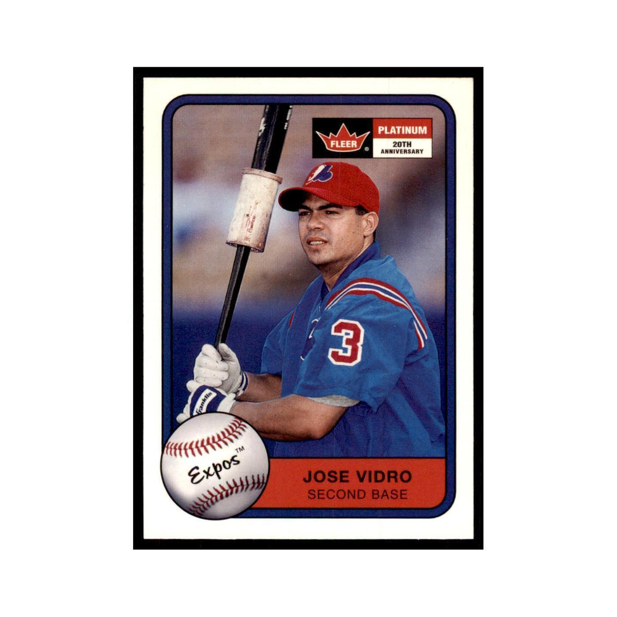 2001 Fleer Platinum Jose Vidro Montreal Expos #174