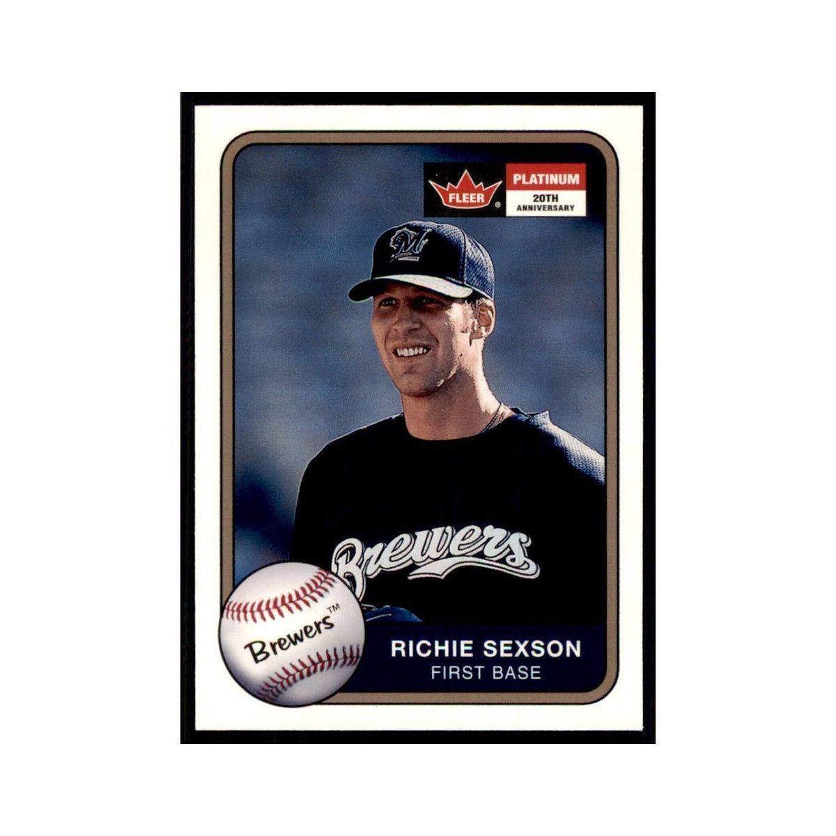2001 Fleer Platinum Richie Sexson Brewers #86