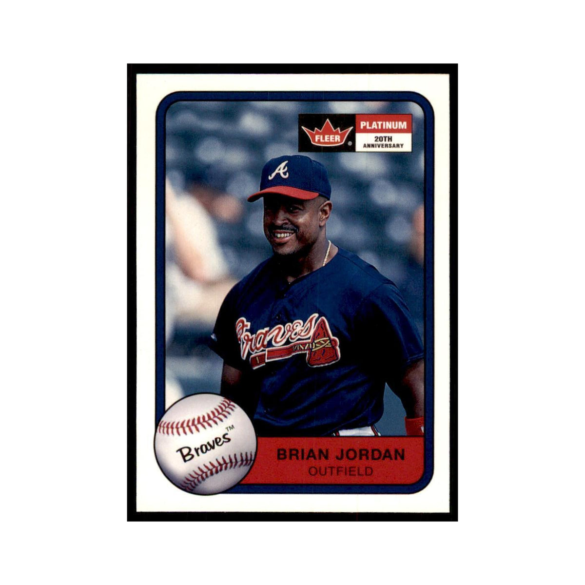 2001 Fleer Platinum Brian Jordan Braves #232