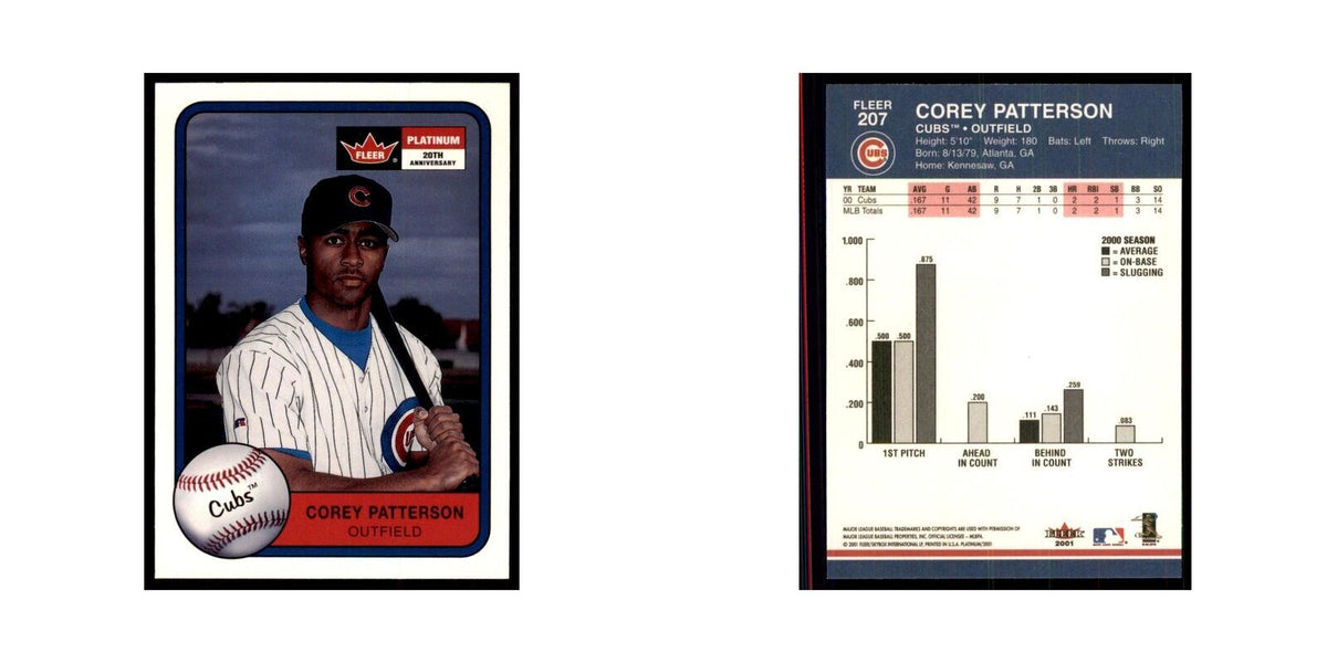 2001 Fleer Platinum Corey Patterson Cubs #207