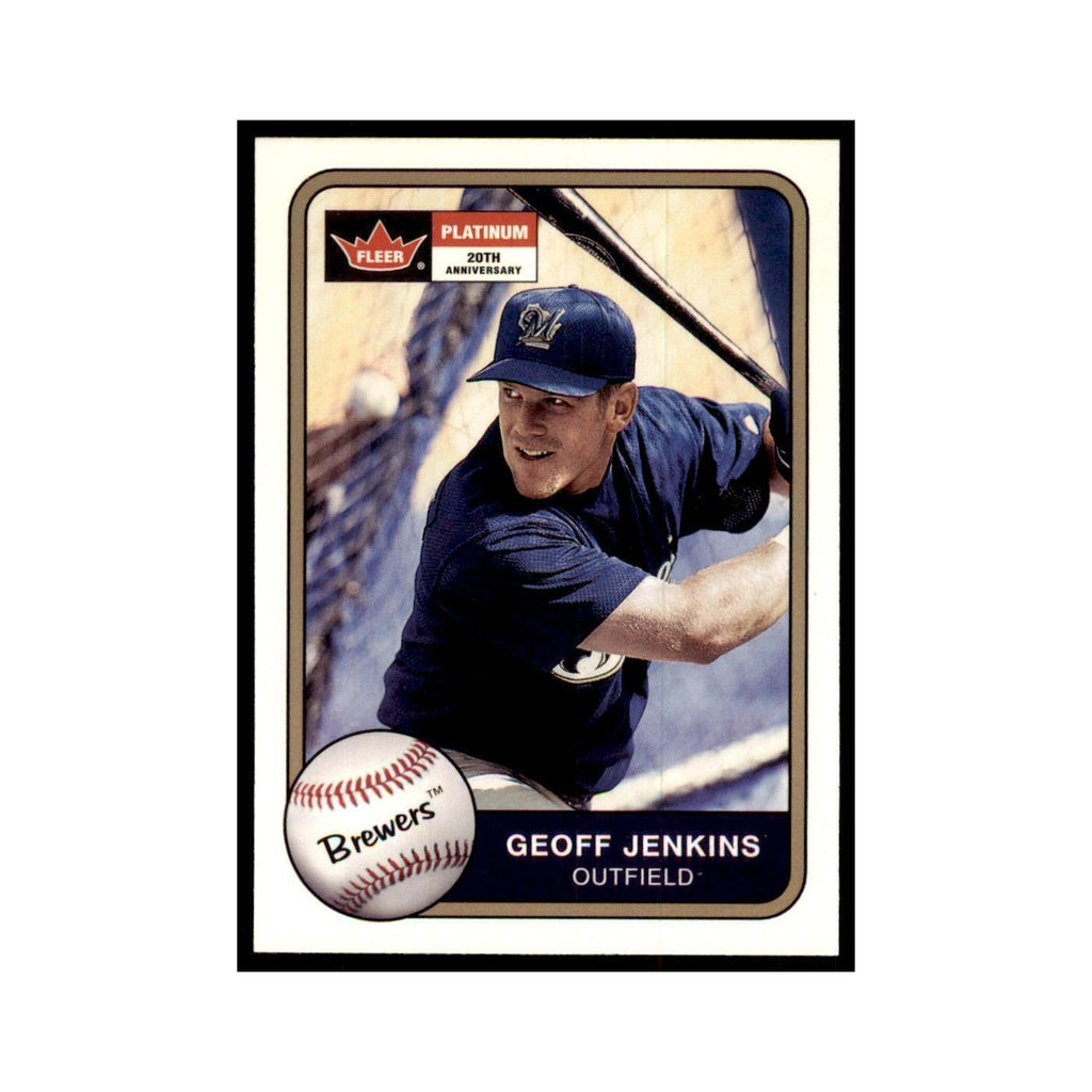 2001 Fleer Platinum Geoff Jenkins Brewers #200