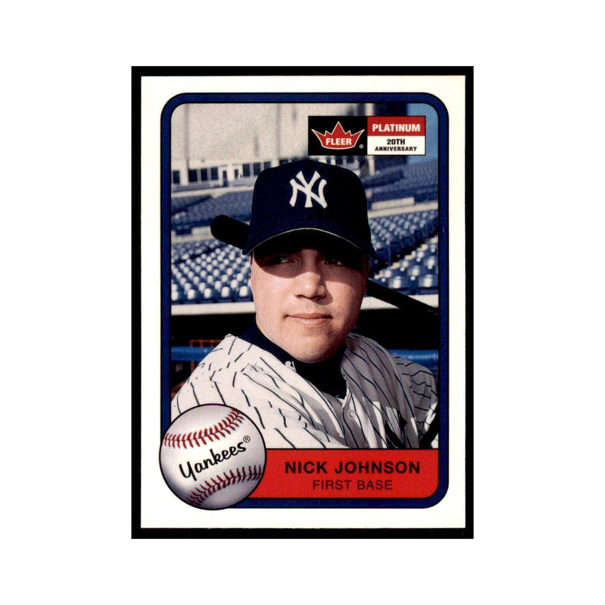 2001 Fleer Platinum Nick Johnson Yankees #216