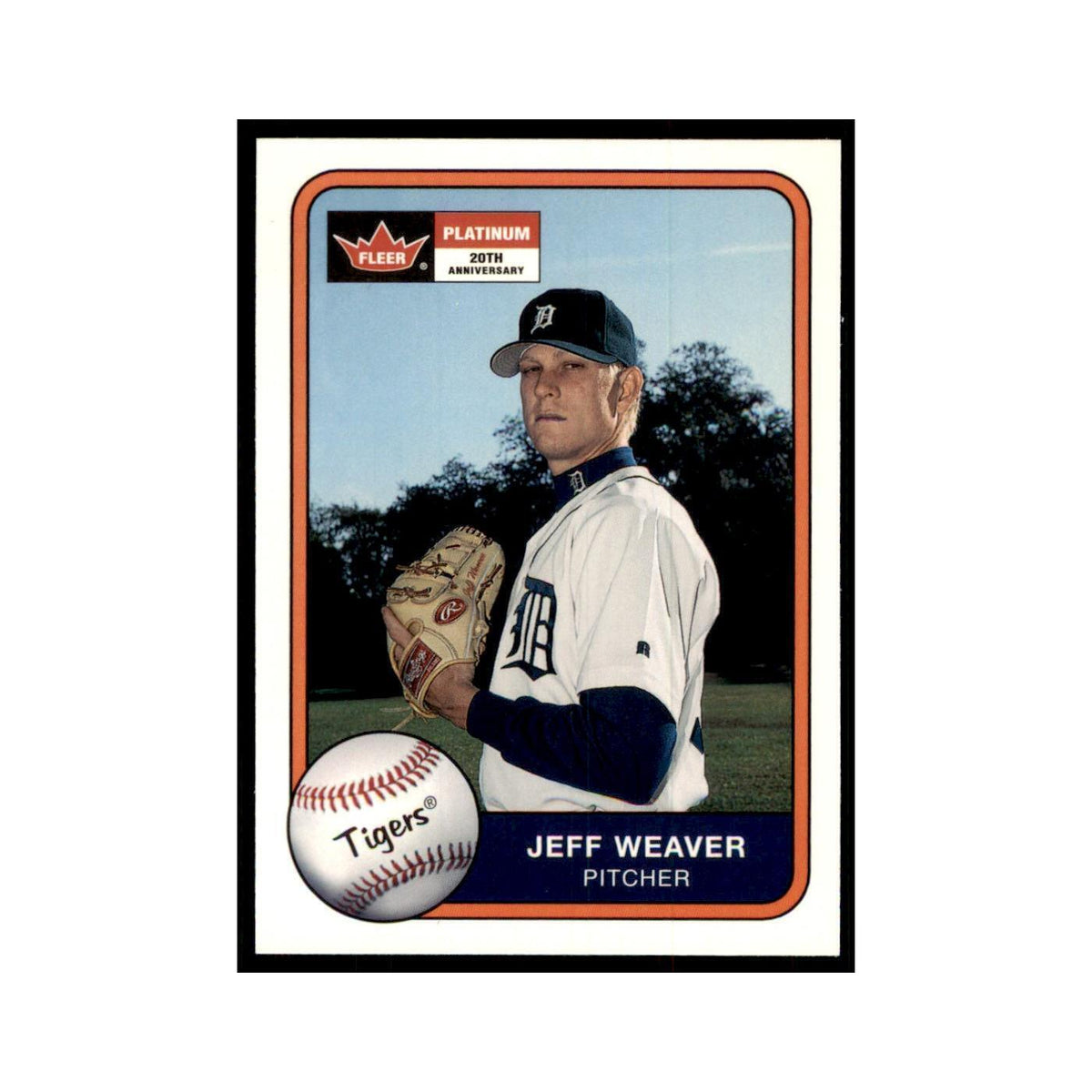 2001 Fleer Platinum Jeff Weaver Tigers #198