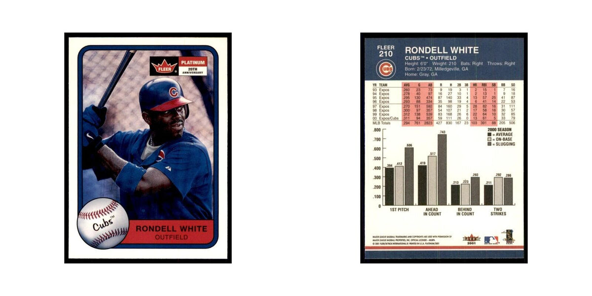 2001 Fleer Platinum Rondell White Cubs #210