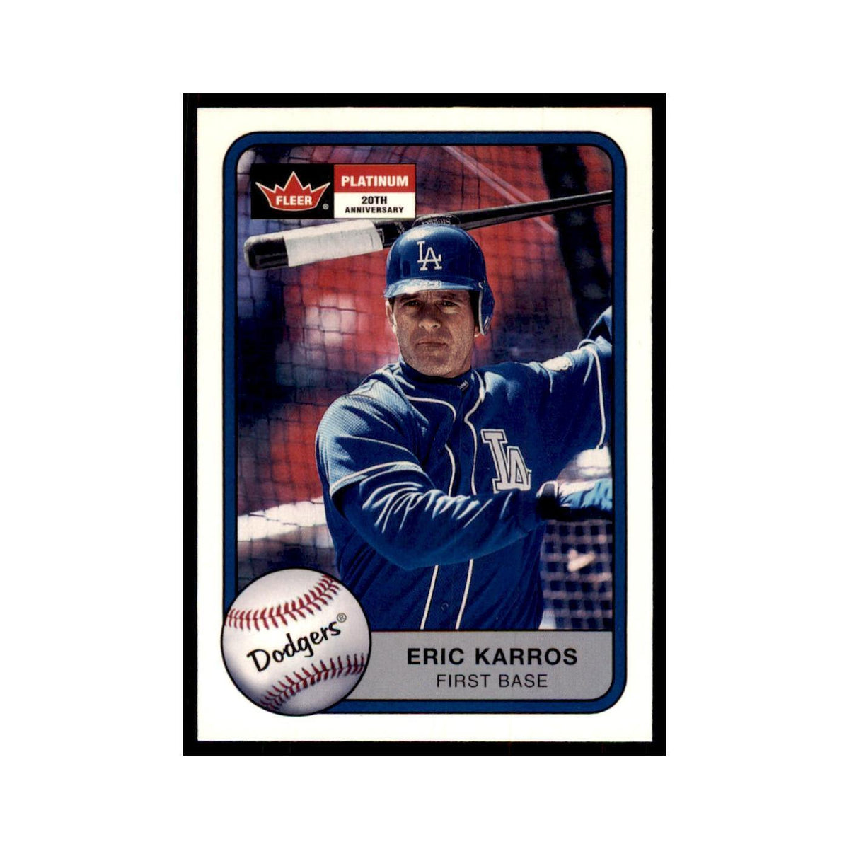 2001 Fleer Platinum Eric Karros Dodgers #244
