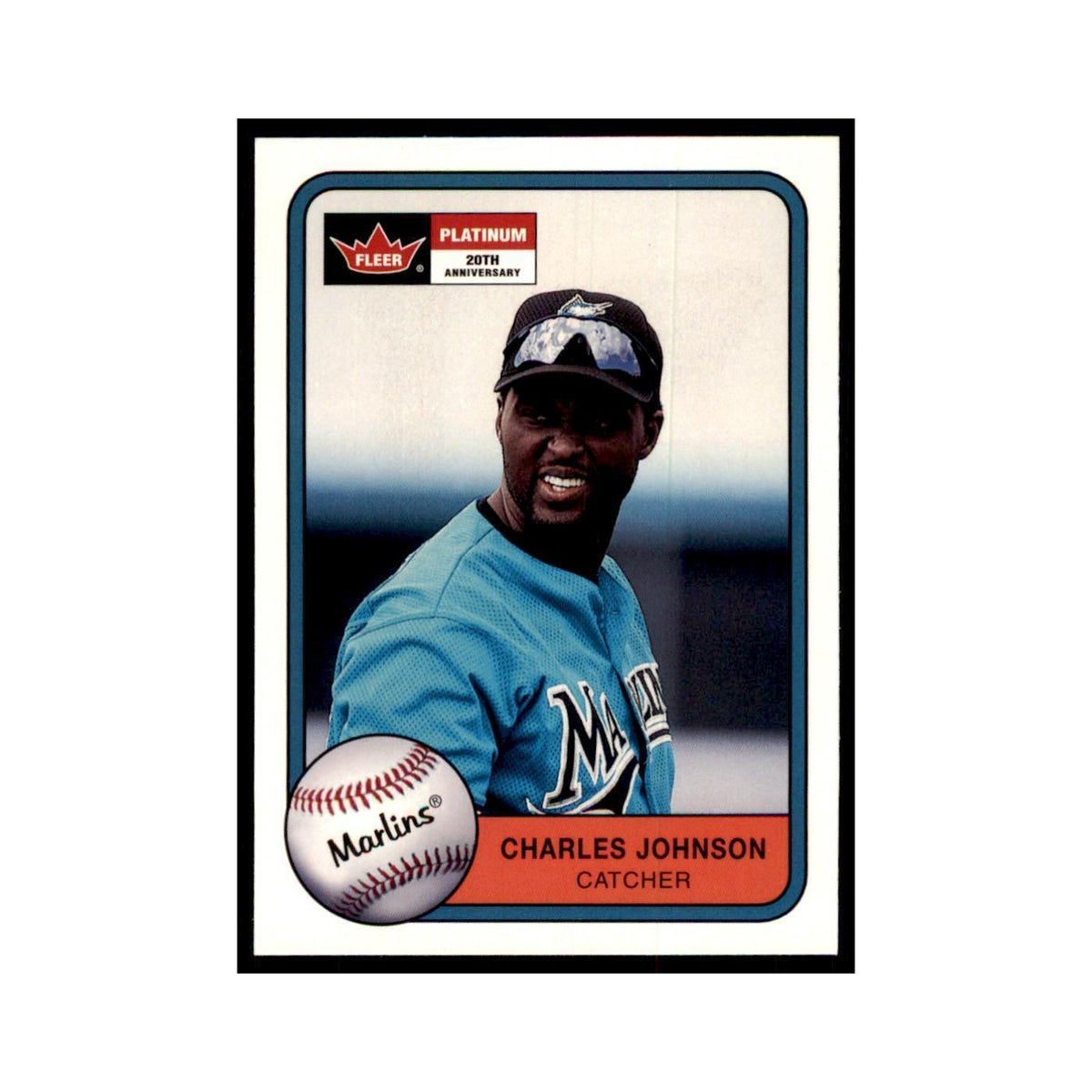2001 Fleer Platinum Charles Johnson Florida Marlins #212