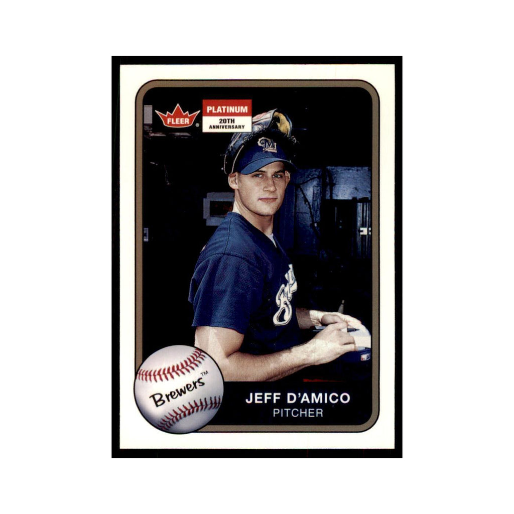 2001 Fleer Platinum Jeff D'Amico Brewers #225
