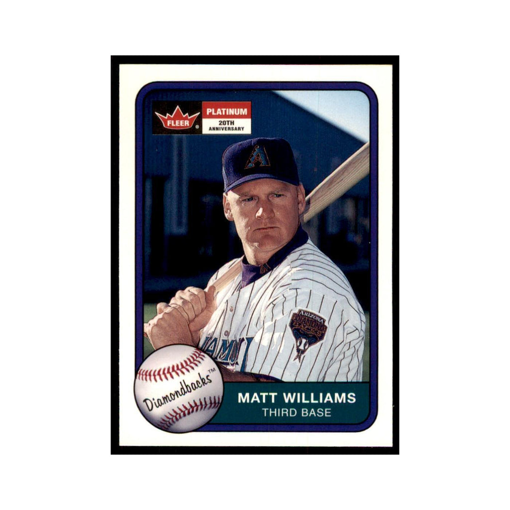 2001 Fleer Platinum Matt Williams Diamondbacks #214