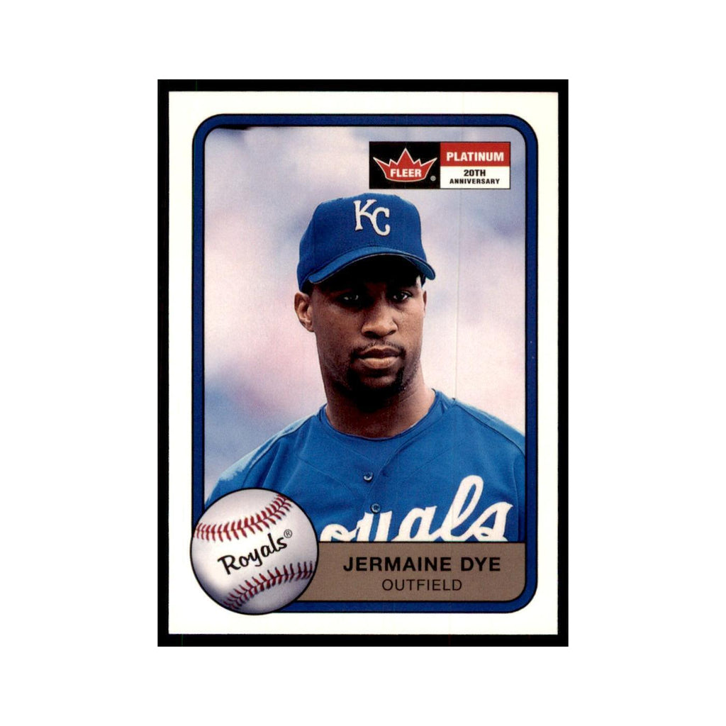 2001 Fleer Platinum Jermaine Dye Royals #249