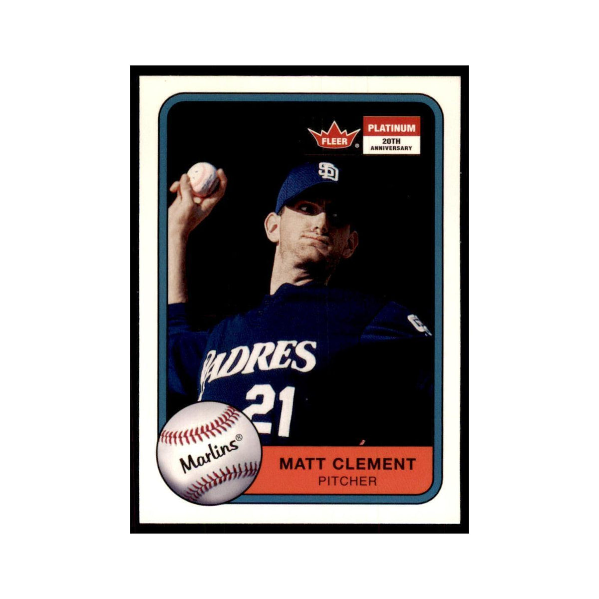 2001 Fleer Platinum Matt Clement Padres #201