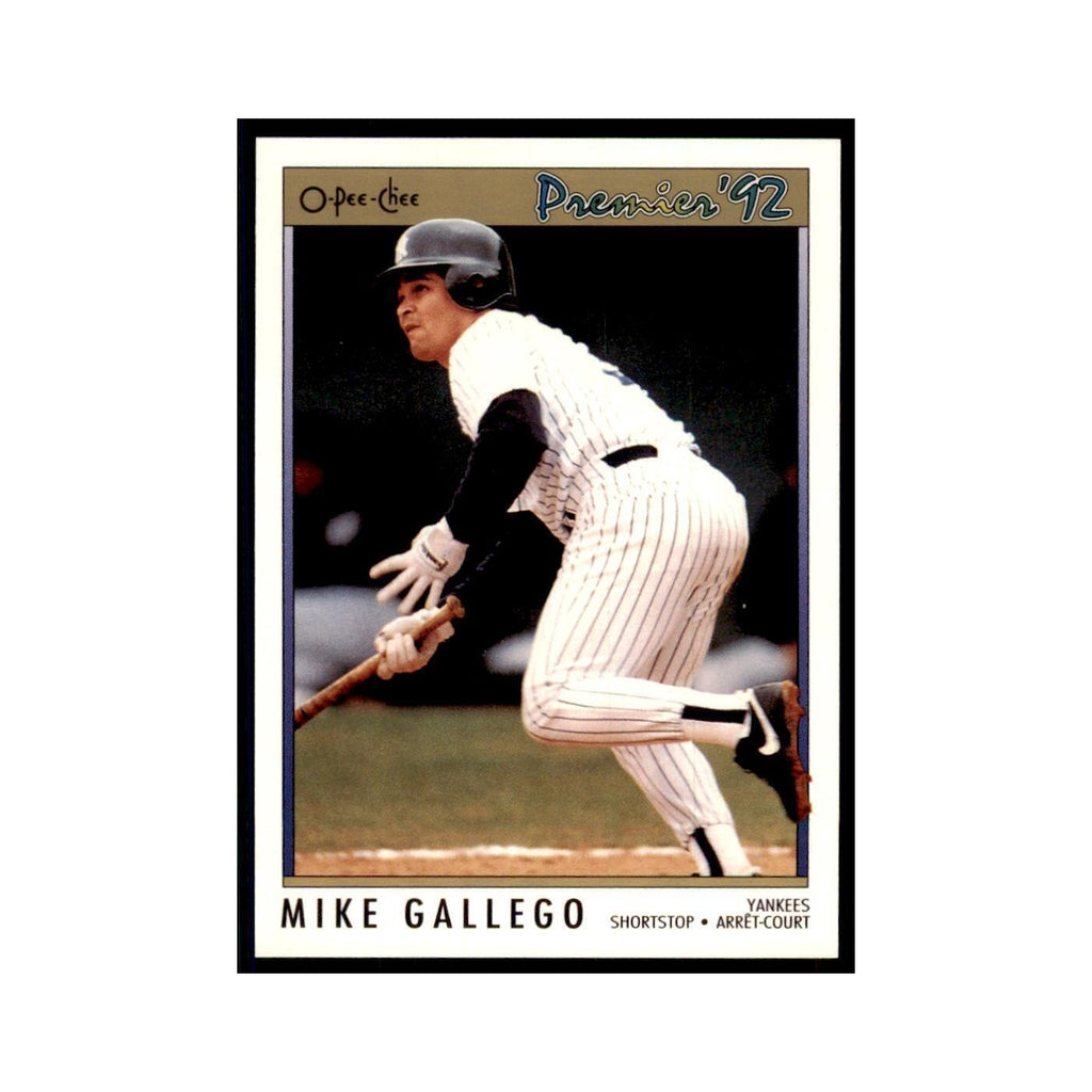 1992 O-Pee-Chee Premier Mike Gallego Yankees #131