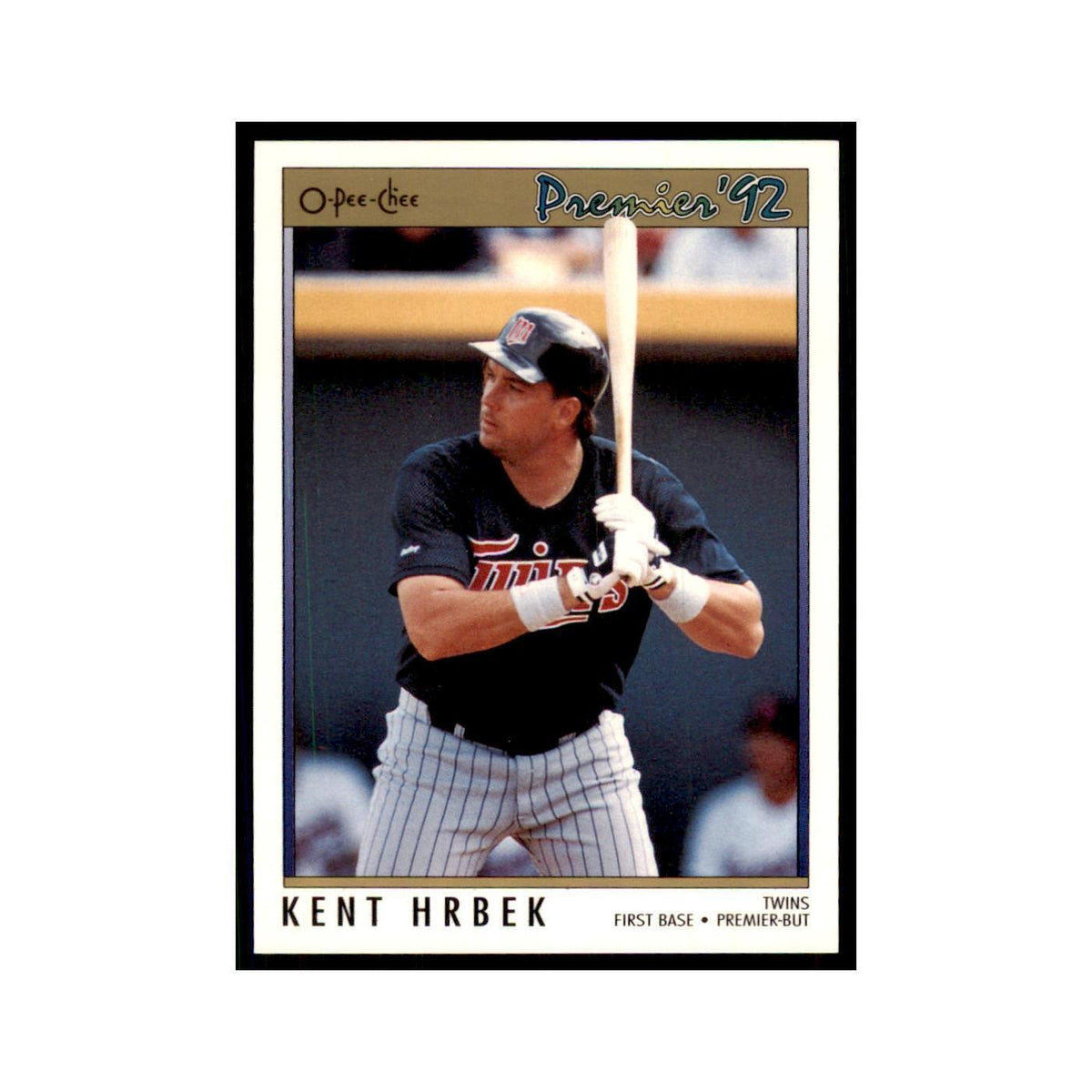 1992 O-Pee-Chee Premier Kent Hrbek Twins #46