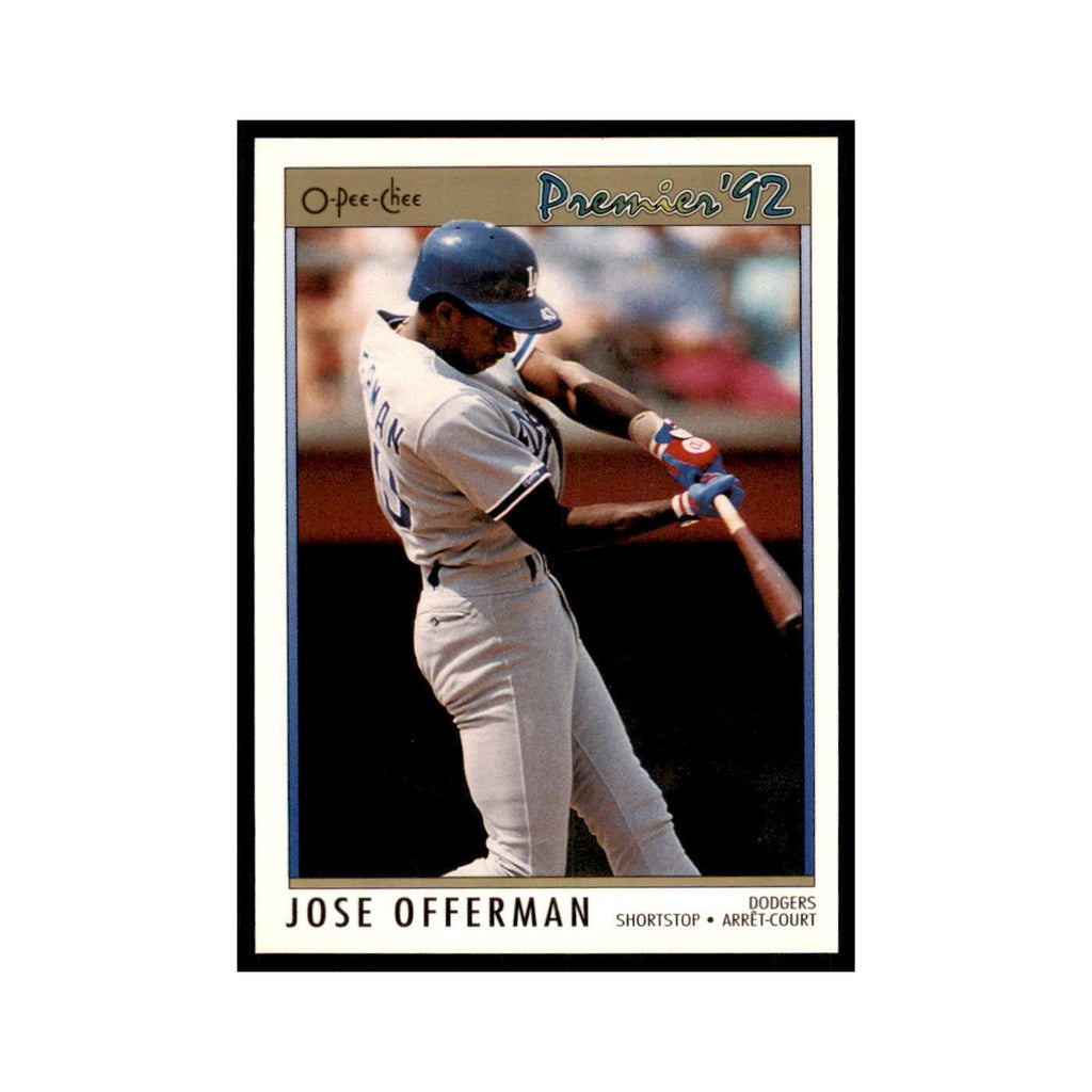 1992 O-Pee-Chee Premier Jose Offerman Dodgers #123