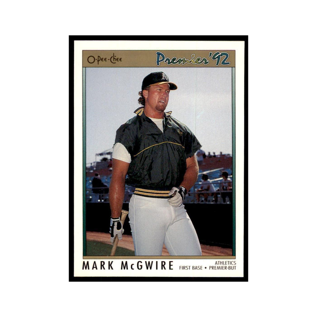1992 O-Pee-Chee Premier Mark McGwire Athletics #99